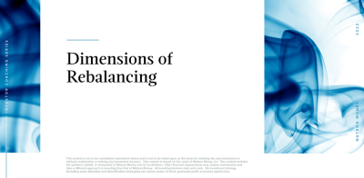 Dimensions of Rebalancing